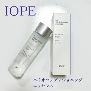 【使った商品】
IOPEバイオコンディショニングエッセンス💙

【商品の特徴】
抗酸化成分を肌にたっぷり満たし、肌本来の透明さを取り戻すファーストステップエッセンスです！

【使用感】
ベタつきがなくさ