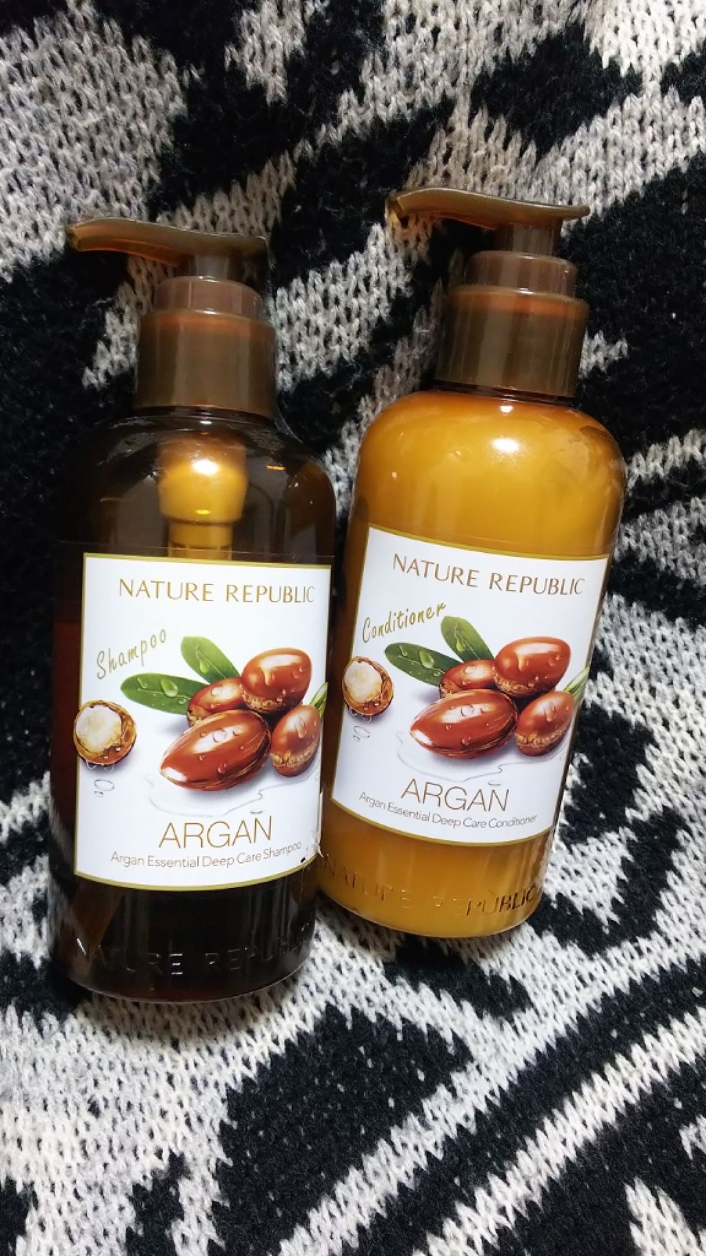 アルガンエッセンシャル ディープケア シャンプー/ネイチャーリパブリック/市販シャンプーを使ったクチコミ(1枚目)