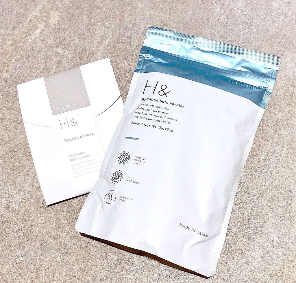 アッシュアンド 水素入浴剤/H&/無機塩系入浴剤を使ったクチコミ（1枚目）