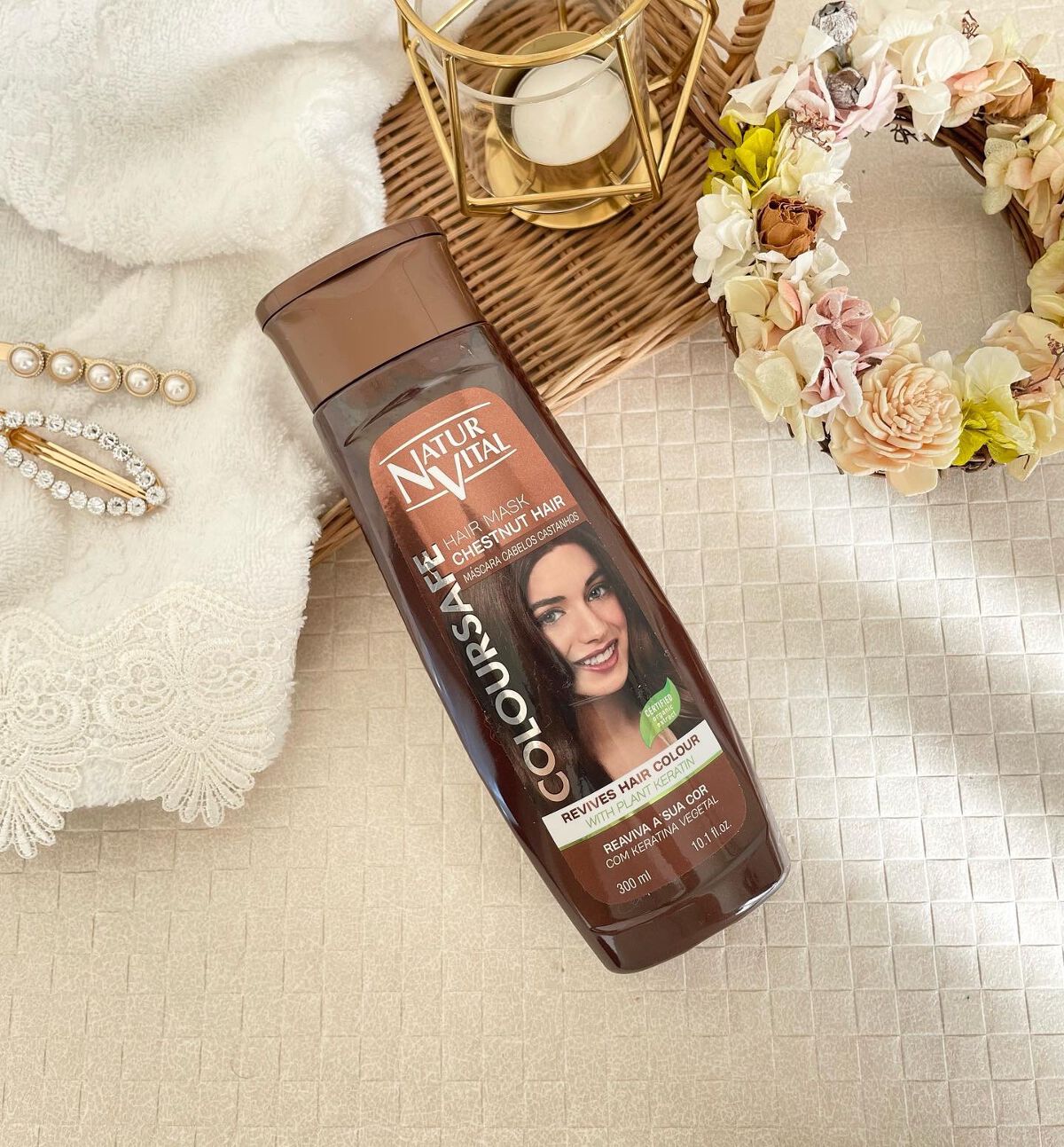 カラーセーフ ヘアマスクN/ナチュールバイタル/ヘアカラーを使ったクチコミ(1枚目)