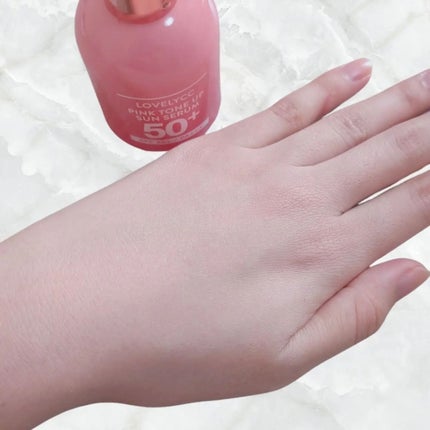 ピンクトーンアップサンセラム/LOVELYCC/化粧下地を使ったクチコミ(3枚目)