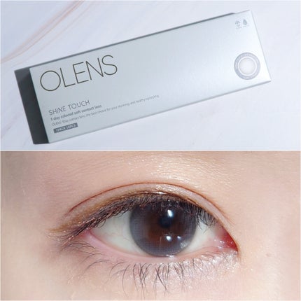 ShineTouch 1day/OLENS/ワンデー(1DAY)カラコンを使ったクチコミ(3枚目)