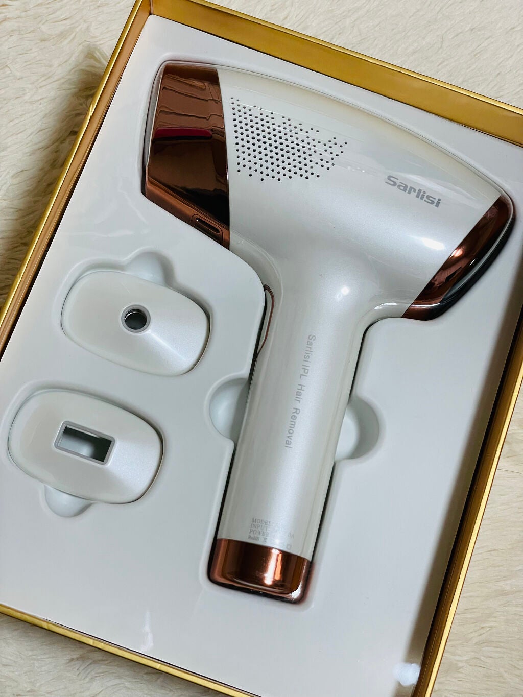 サファイア冷却 脱毛器 ムダ毛ケア/Sarlisi/家庭用脱毛器を使ったクチコミ(3枚目)