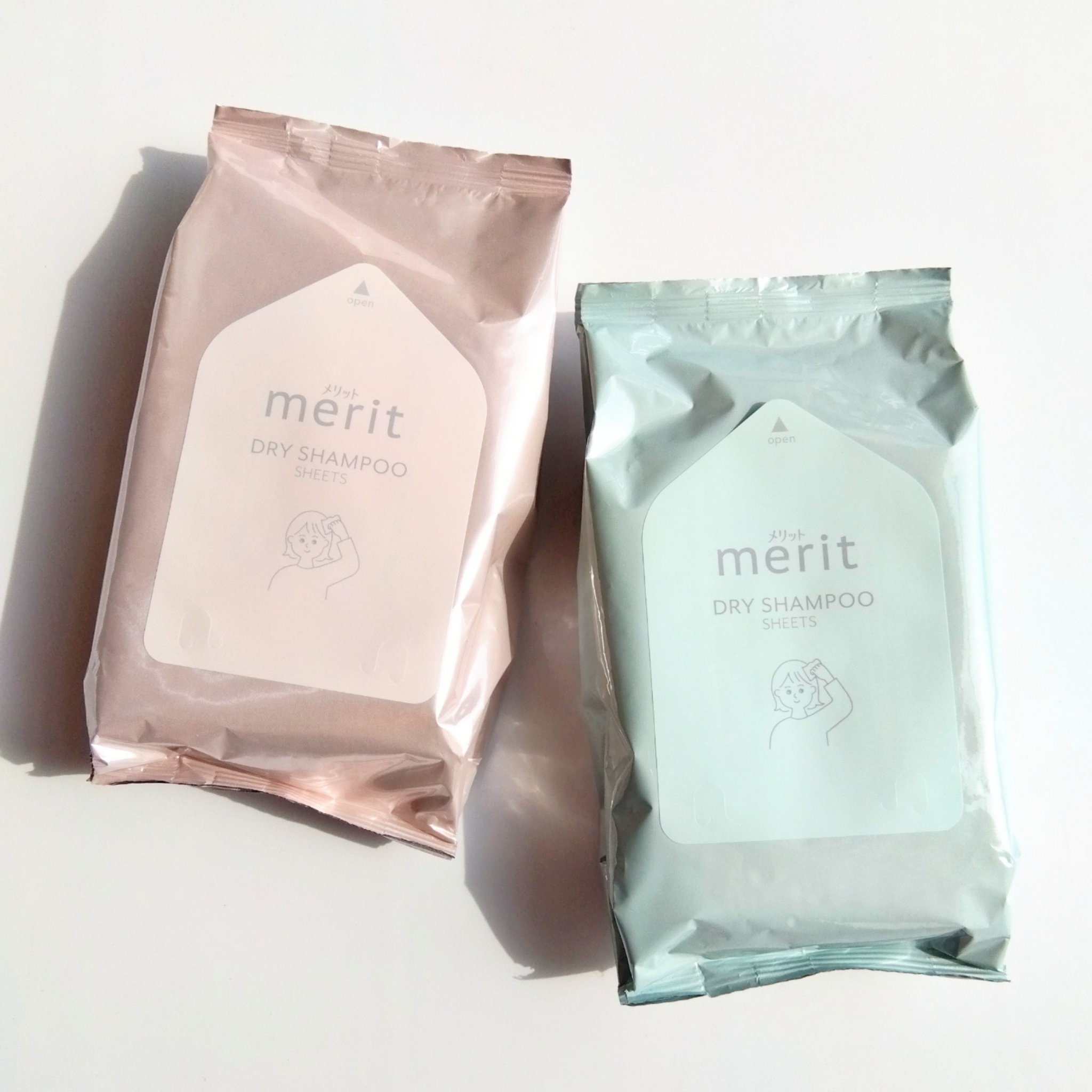 メリット ドライシャンプーシート さらっと髪まとまるタイプ/メリット/ドライシャンプーを使ったクチコミ（1枚目）