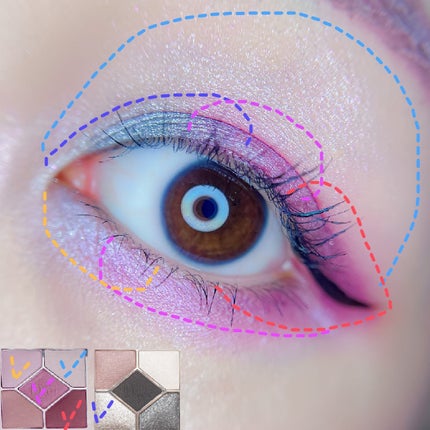 【旧】サンク クルール クチュール/Dior/アイシャドウパレットを使ったクチコミ(2枚目)