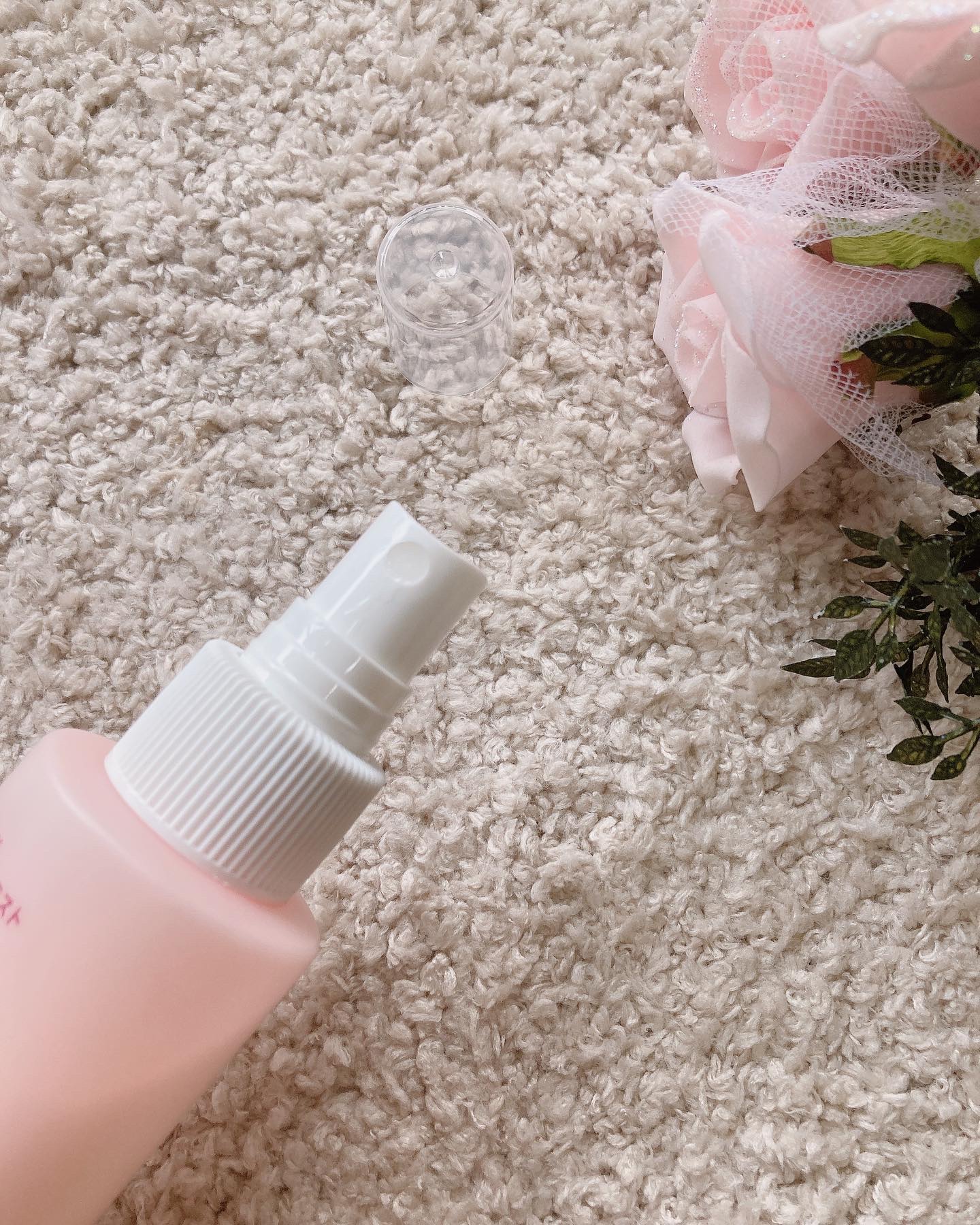 パフュームヘアパックインミスト Pink Breeze/Daleaf/アウトバストリートメントを使ったクチコミ（3枚目）