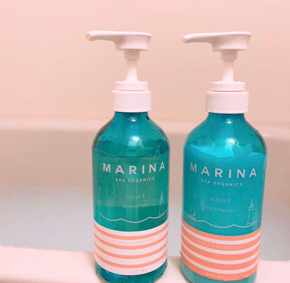 モイストシャンプー&モイストトリートメント/マリーナシーオーガニック/市販シャンプーを使ったクチコミ(1枚目)