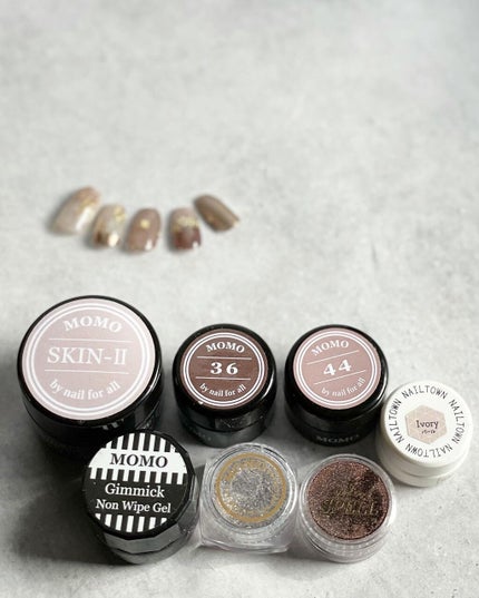 MOMOジェル/nail for all/ジェルネイルを使ったクチコミ(2枚目)