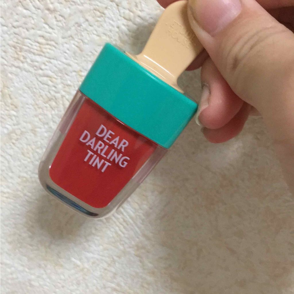 ディアダーリン ウォータージェルティント (アイスティント)/ETUDE/口紅を使ったクチコミ(1枚目)