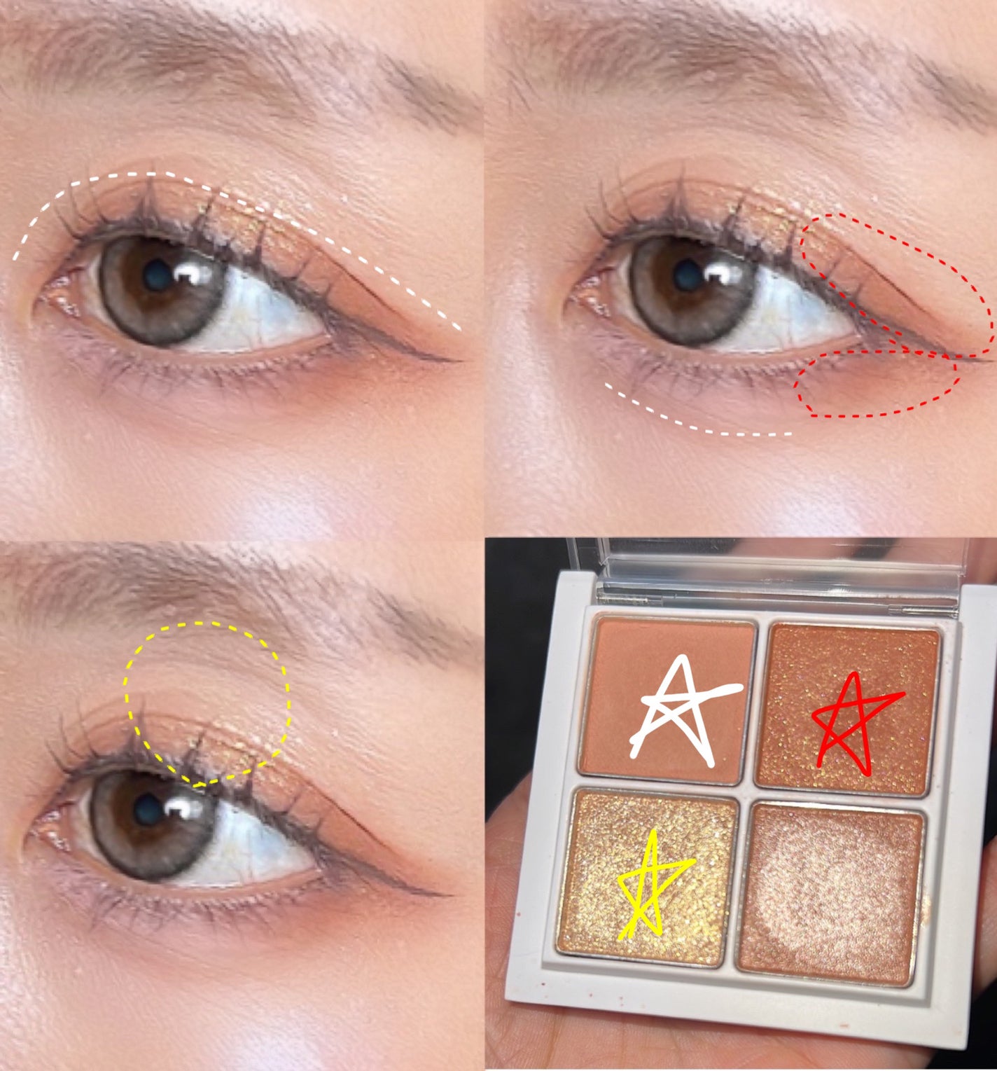 THE アイパレR/b idol/アイシャドウパレットを使ったクチコミ(3枚目)