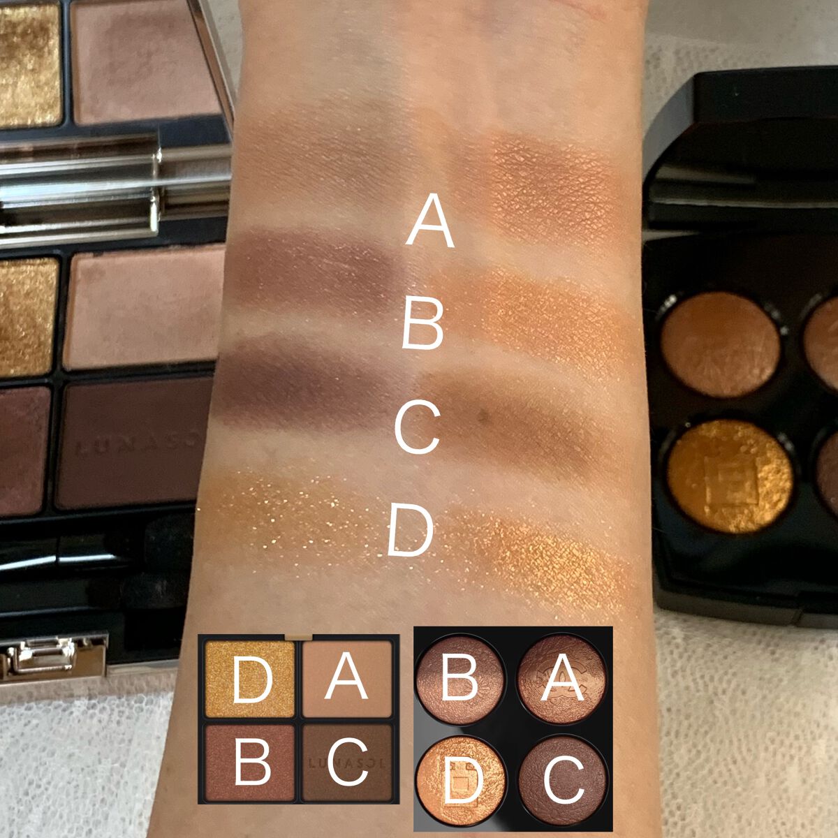 あなたはどっち派？CHANEL・LUNASOLのアイシャドウパレットを
