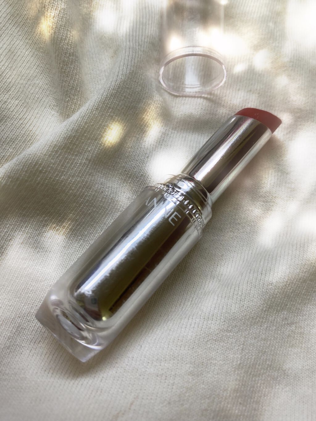 ラスティンググロスリップ/CEZANNE/口紅を使ったクチコミ（1枚目）