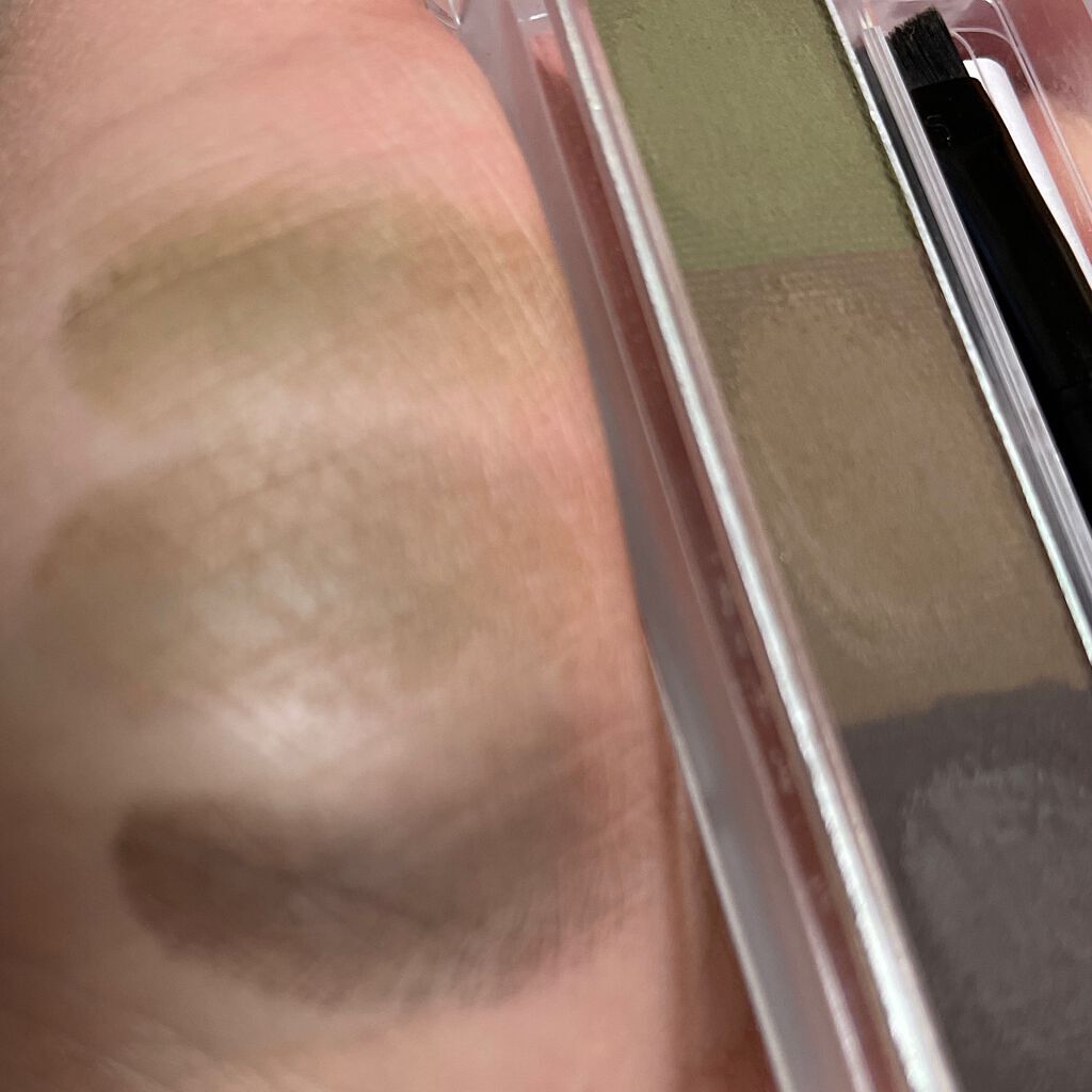 アイブロー パウダー/ちふれ/パウダーアイブロウを使ったクチコミ（2枚目）