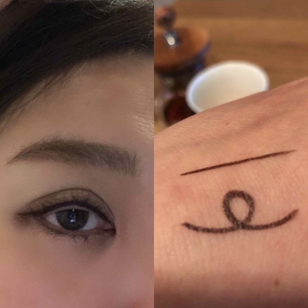 ウォータープルーフ リキッドアイライナー/CAROME./リキッドアイライナーを使ったクチコミ（2枚目）