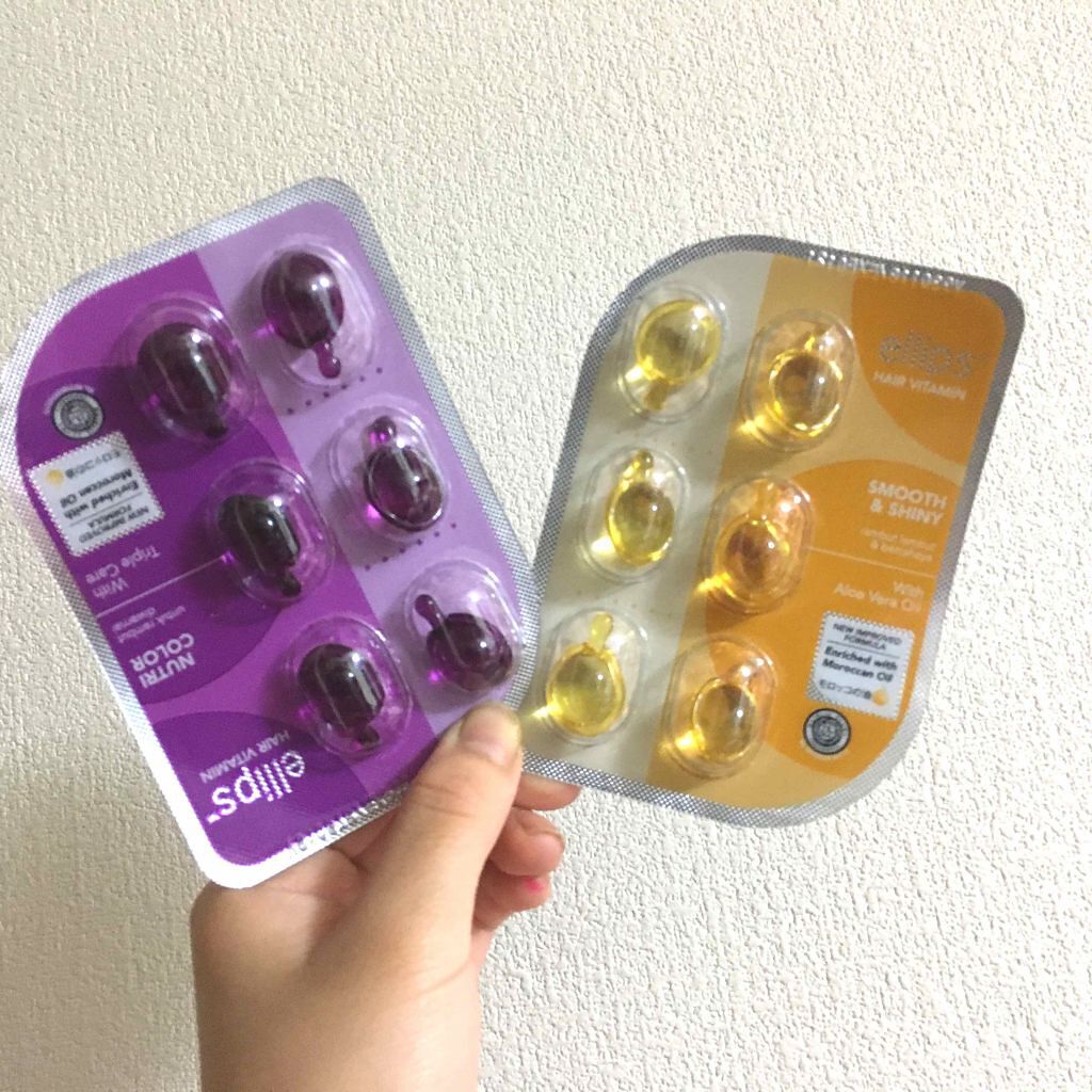 ヘアーオイル【トリートメント】/ellips/ヘアオイルを使ったクチコミ(1枚目)