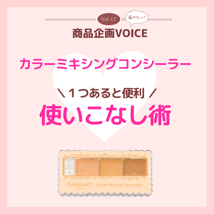 カラーミキシングコンシーラー/キャンメイク/パレットコンシーラーを使ったクチコミ(1枚目)