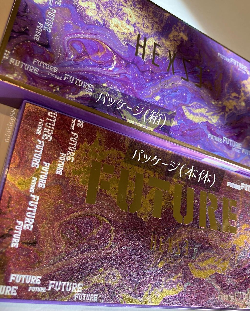 Hexze PRO流れ星釉薬12色アイシャドウ/HEXZE(ヘックスゼ)/アイシャドウパレットを使ったクチコミ(3枚目)