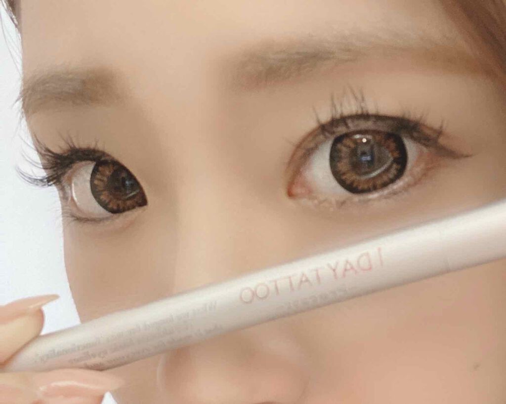 1DAY TATTOO プロキャスト ザ・アイライナー/K-パレット/リキッドアイライナーを使ったクチコミ(3枚目)