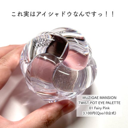 ツイストポットアイパレット/MUZIGAE MANSION/アイシャドウパレットを使ったクチコミ(2枚目)