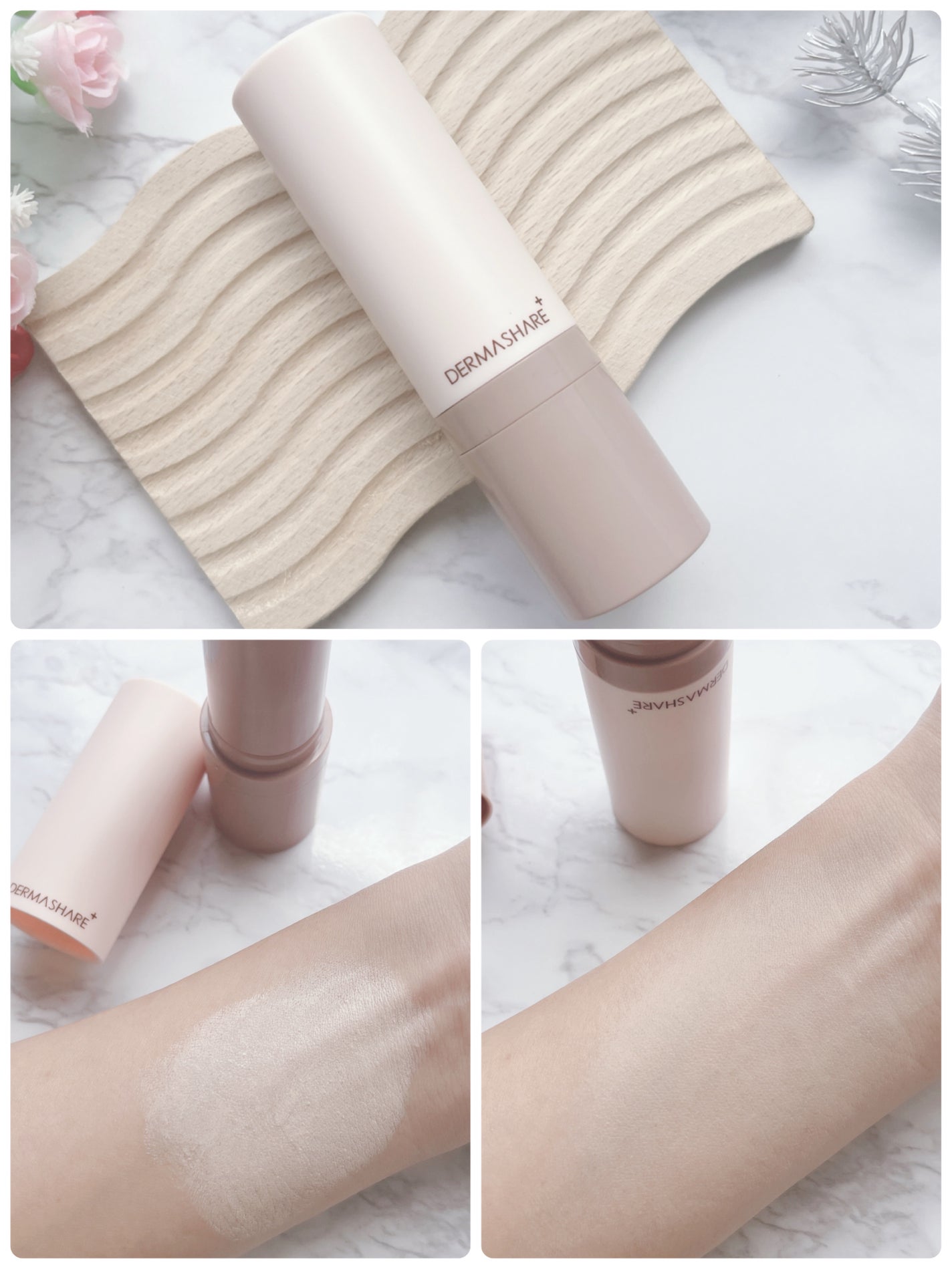 ヴィーガンナチュラルカバースティックファンデーション/DERMASHARE/その他ファンデーションを使ったクチコミ(3枚目)