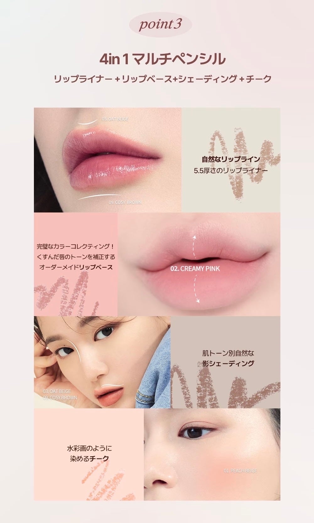 ドットオンムードリップペンシル/Heart Percent/リップライナーを使ったクチコミ(6枚目)