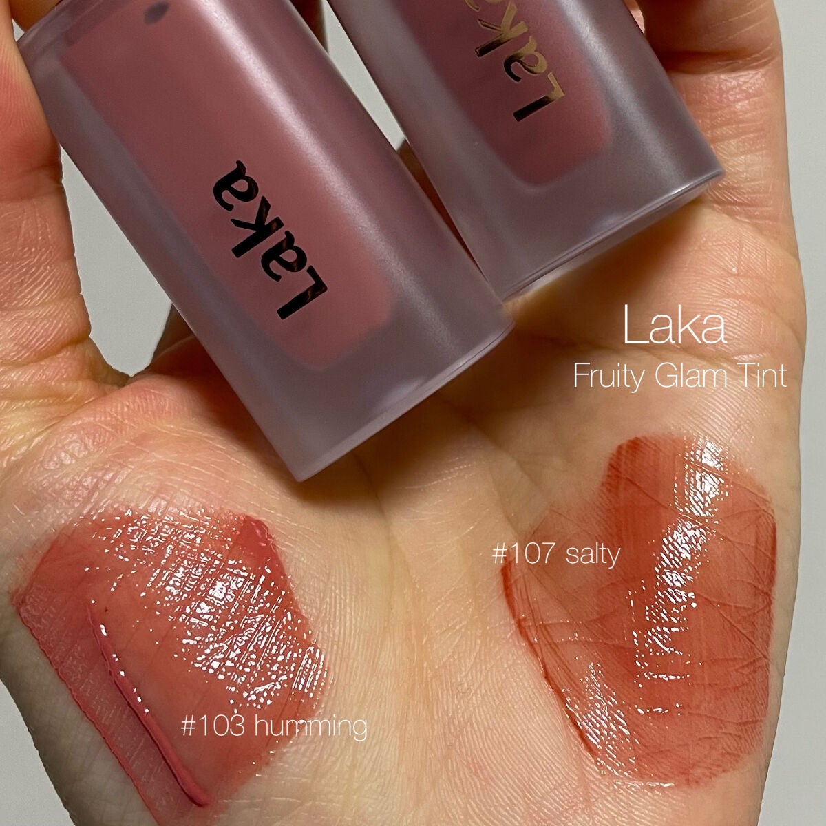 フルーティーグラムティント/Laka/リップティントを使ったクチコミ(2枚目)