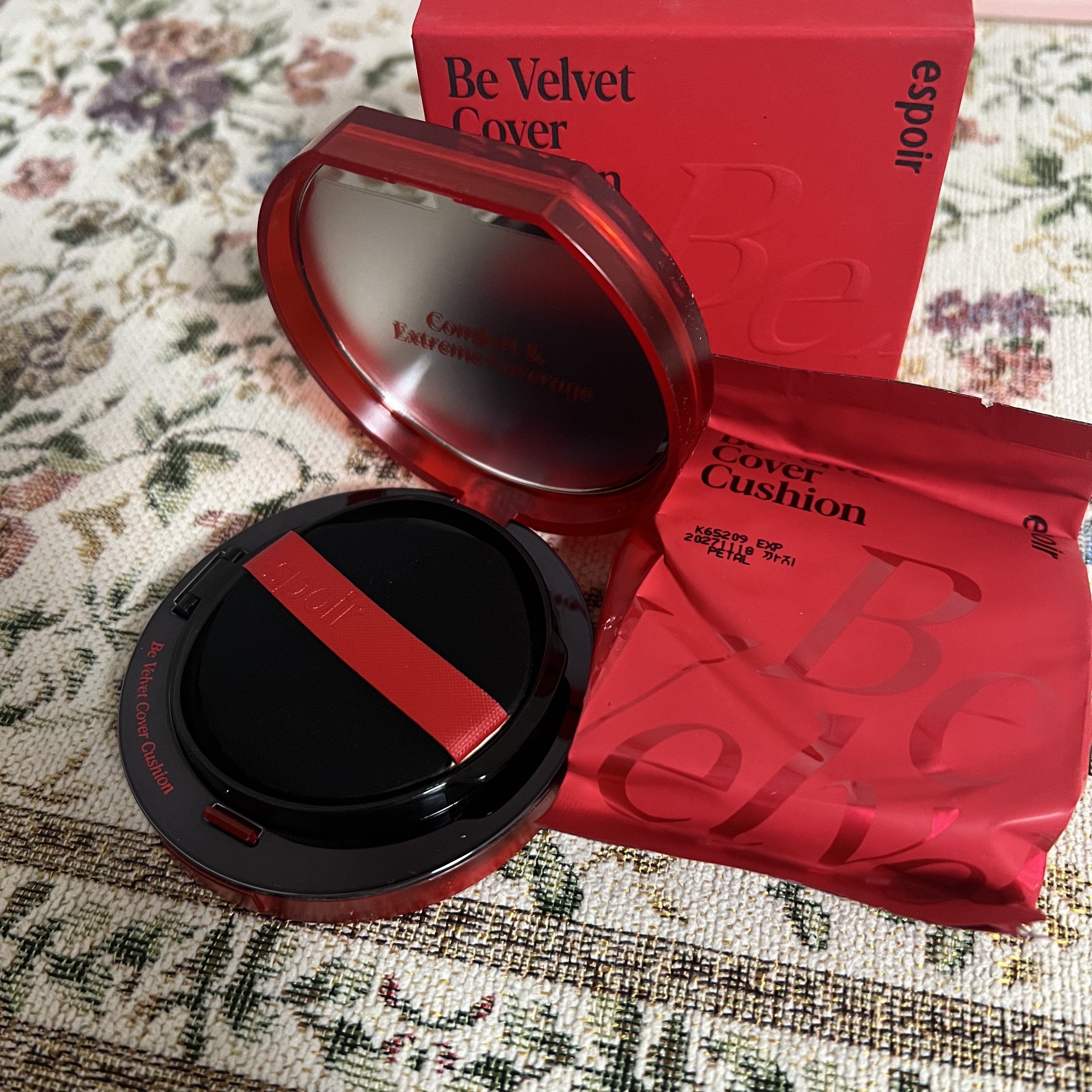 ビーベルベットカバークッション/espoir/クッションファンデーションを使ったクチコミ（2枚目）