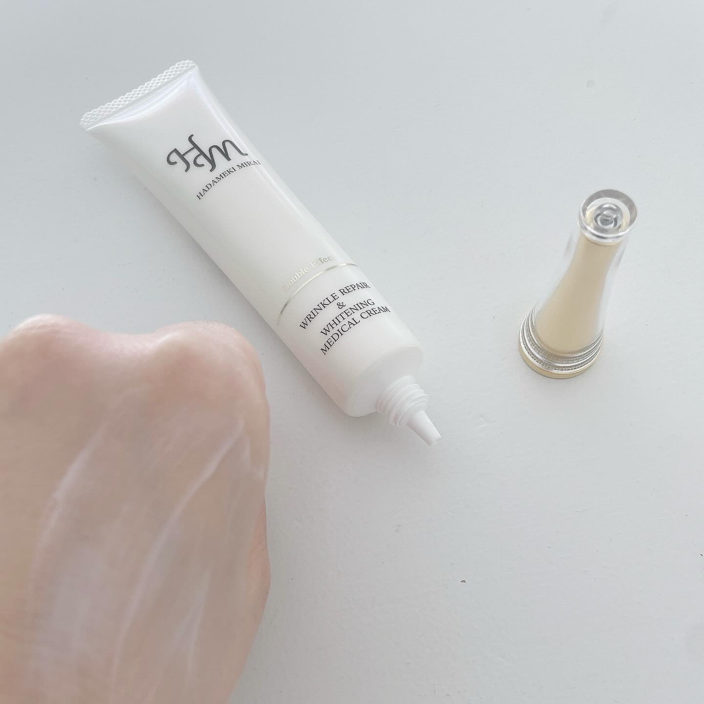 リンクルリペア&ホワイトニング メディカルクリーム/ハダメキミライ/アイケア・アイクリームを使ったクチコミ（3枚目）