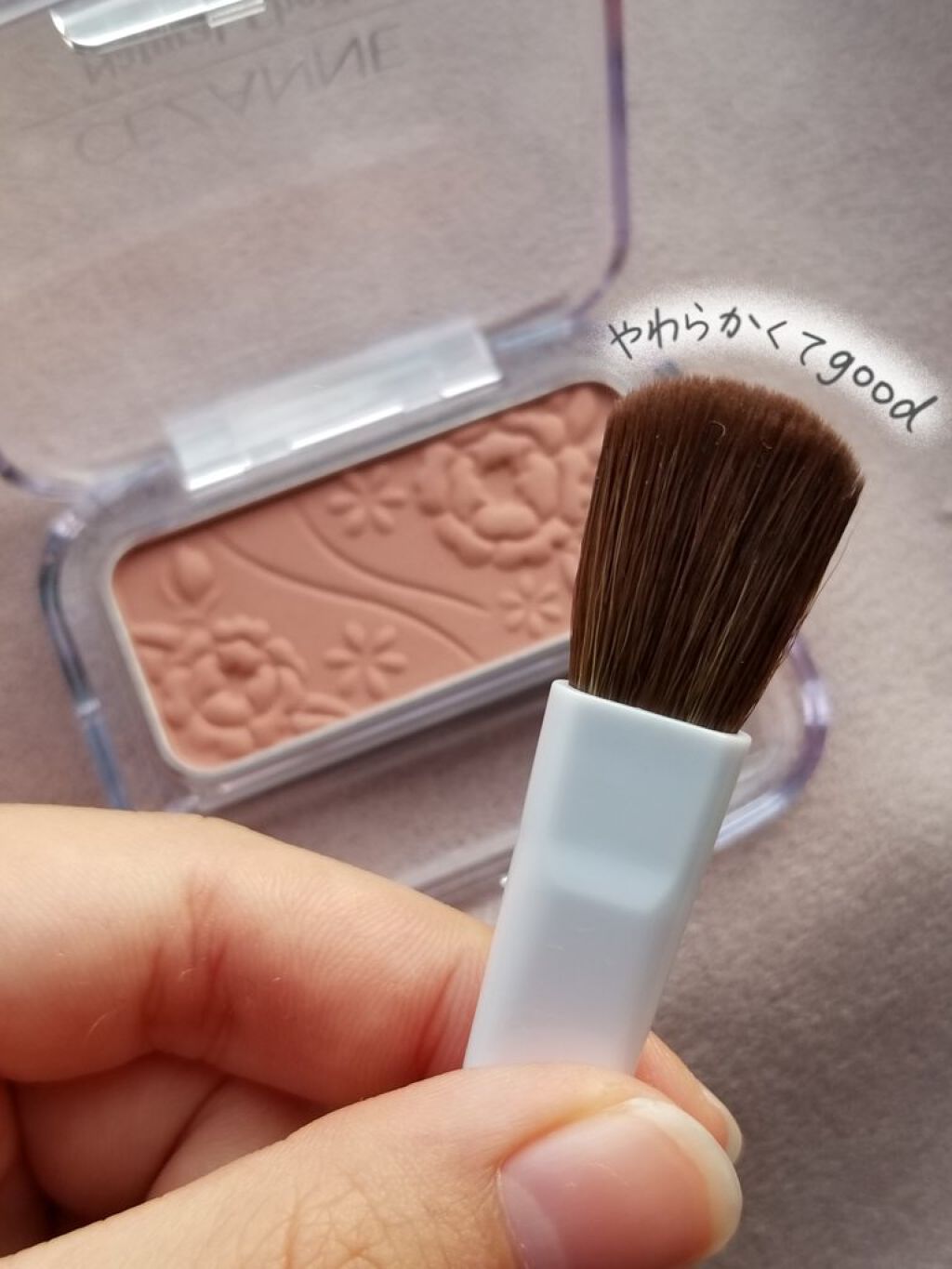 ナチュラル チークN/CEZANNE/パウダーチークを使ったクチコミ（3枚目）