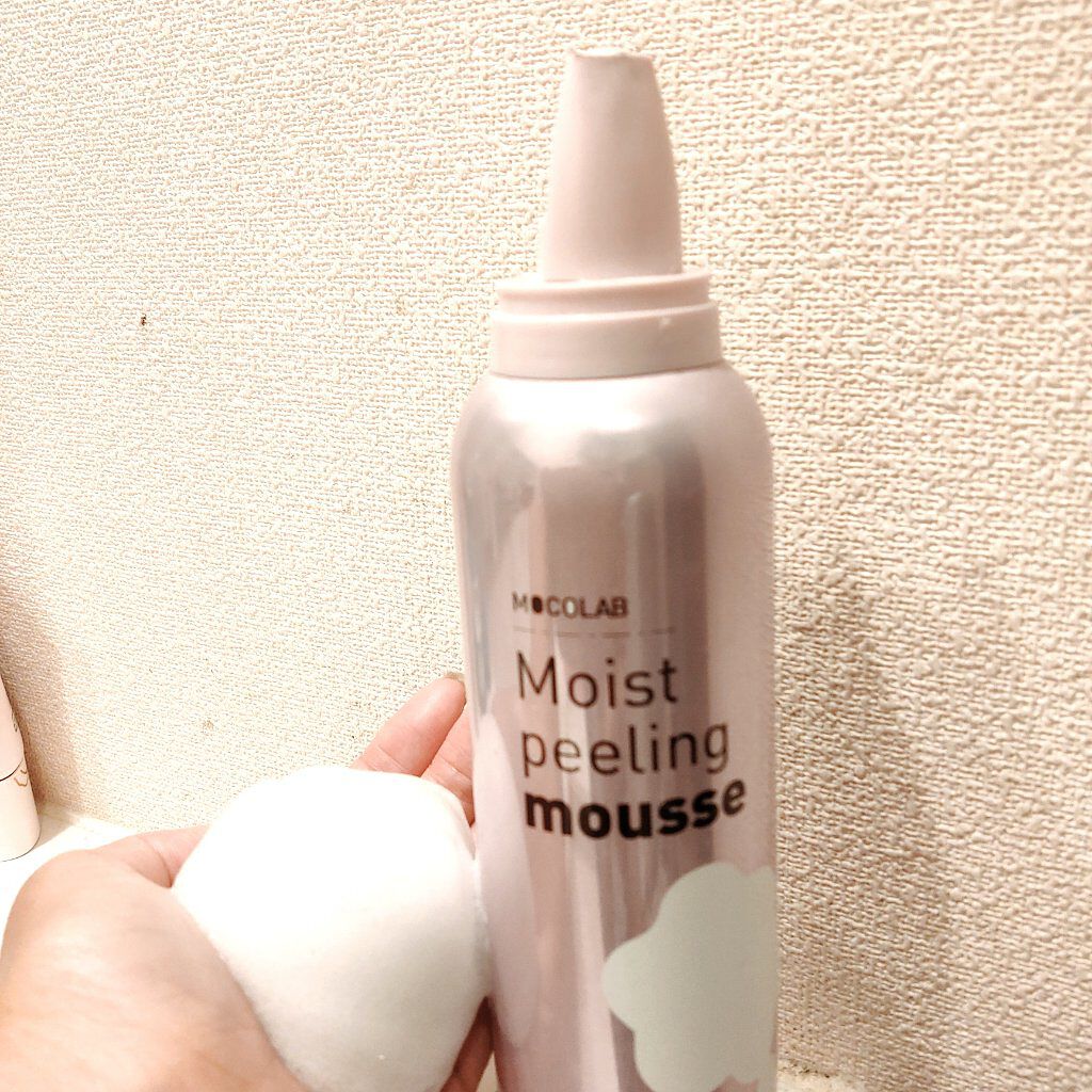 モイスト ピーリング ムース/MOCOLAB/ピーリングを使ったクチコミ（2枚目）