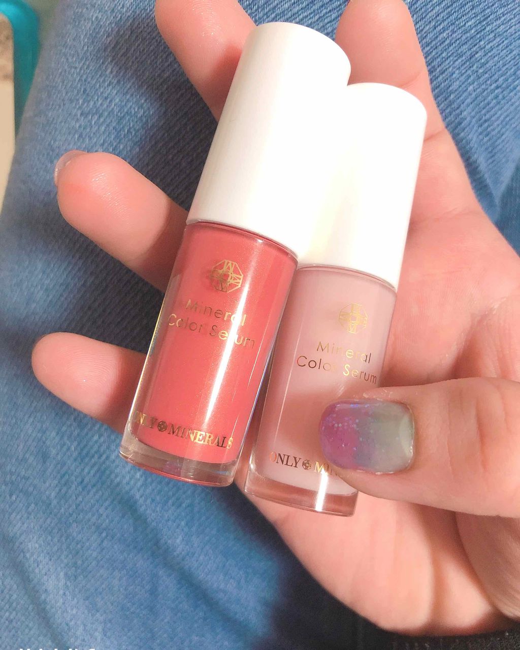 ミネラルカラーセラム 01 レッドコーラル/ONLY MINERALS/リップグロスを使ったクチコミ（1枚目）