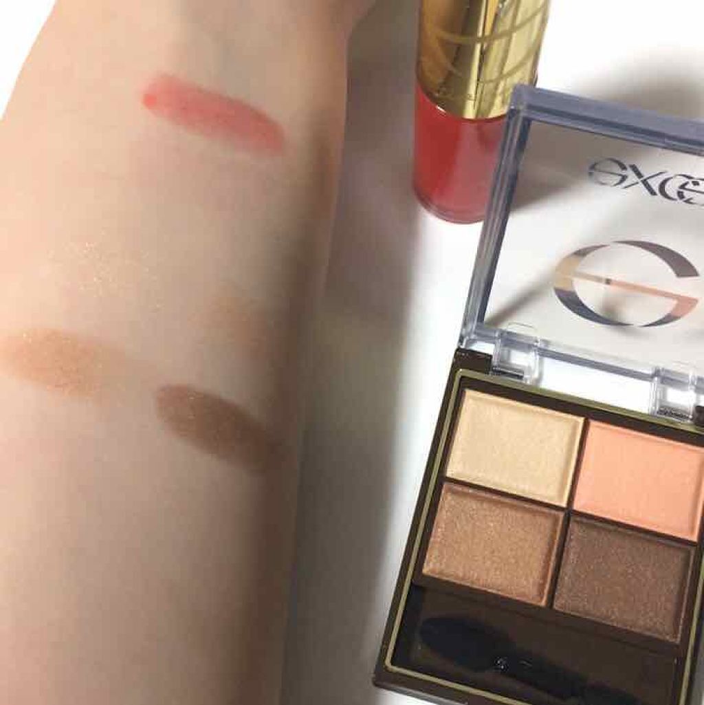 スキニーリッチシャドウ/excel/アイシャドウパレットを使ったクチコミ(3枚目)