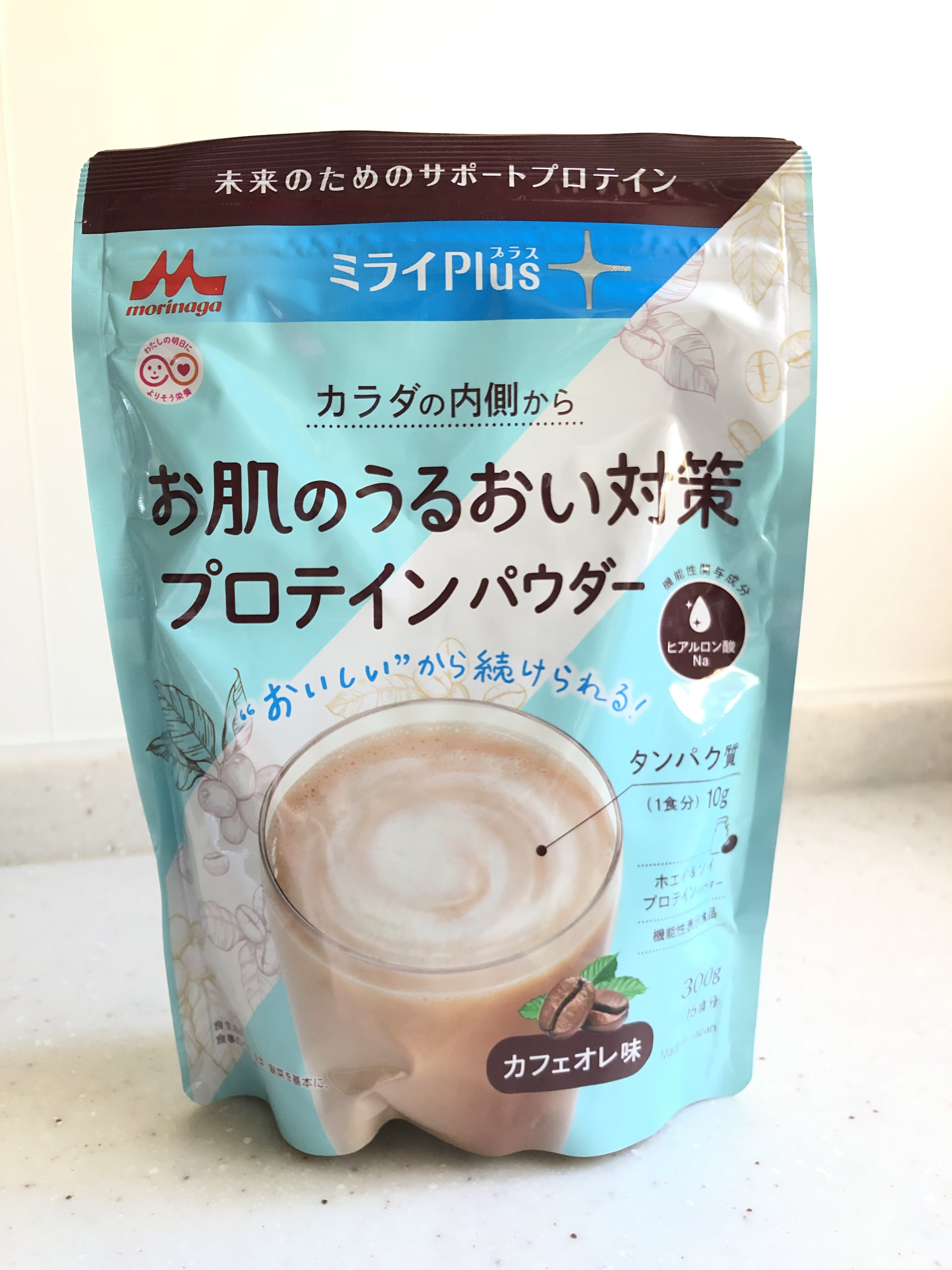ミライPlus お肌のうるおい対策プロテインパウダー/森永乳業/その他プロテインを使ったクチコミ（1枚目）