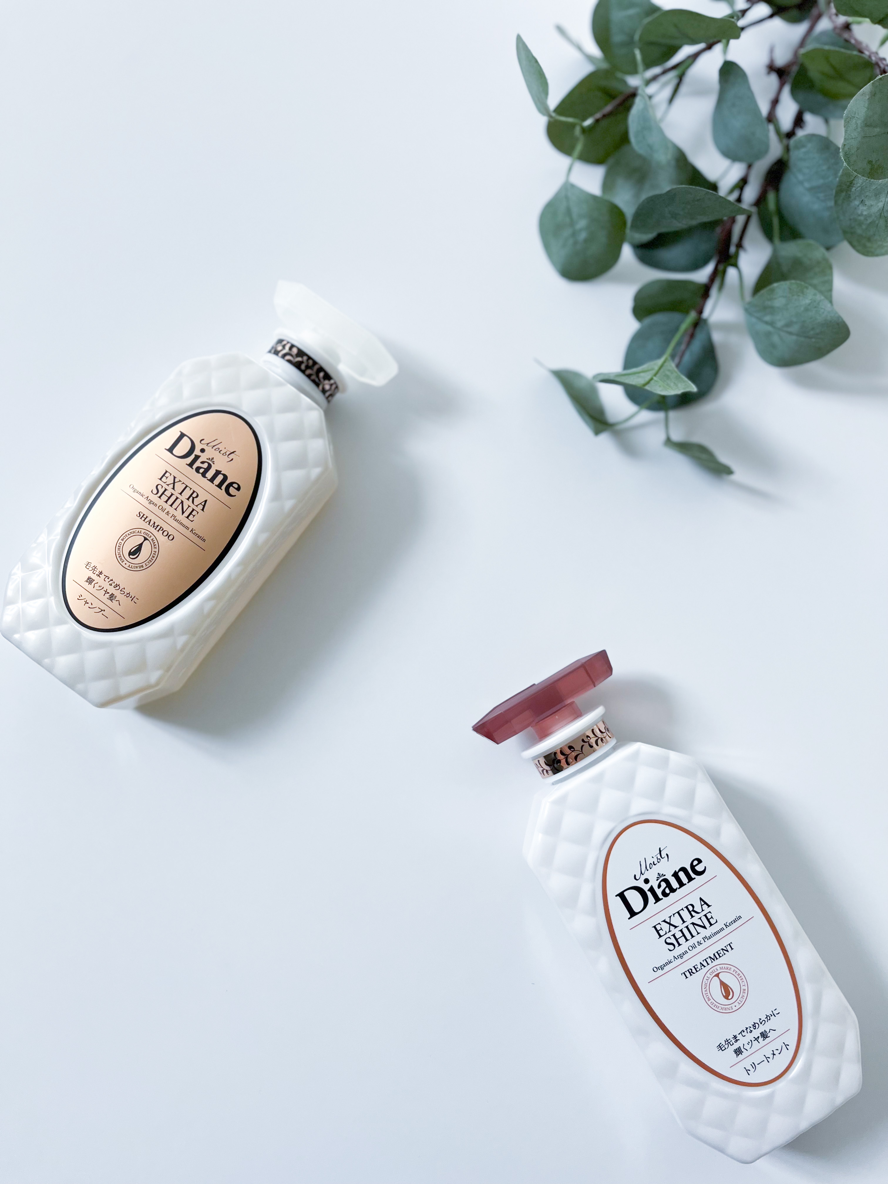 パーフェクトビューティ モイストダイアン エクストラシャイン シャンプー/トリートメント パーフェクトビューティー エクストラシャイン シャンプー＆トリートメント セット/ダイアン/市販シャンプーを使ったクチコミ（1枚目）