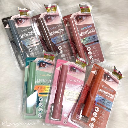 マユコスメ on LIPS 「タイコスメCathyDollから見たまま発色のカラーマスカラ上..」(8枚目)