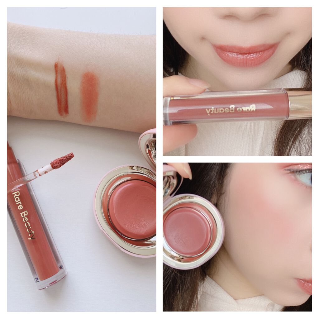 Rare Beauty stay vulnerable melting blushのクチコミ「Rarebeautyの新作を購入しました！
今回はstay vulnerable シリーズのn.....」（2枚目）