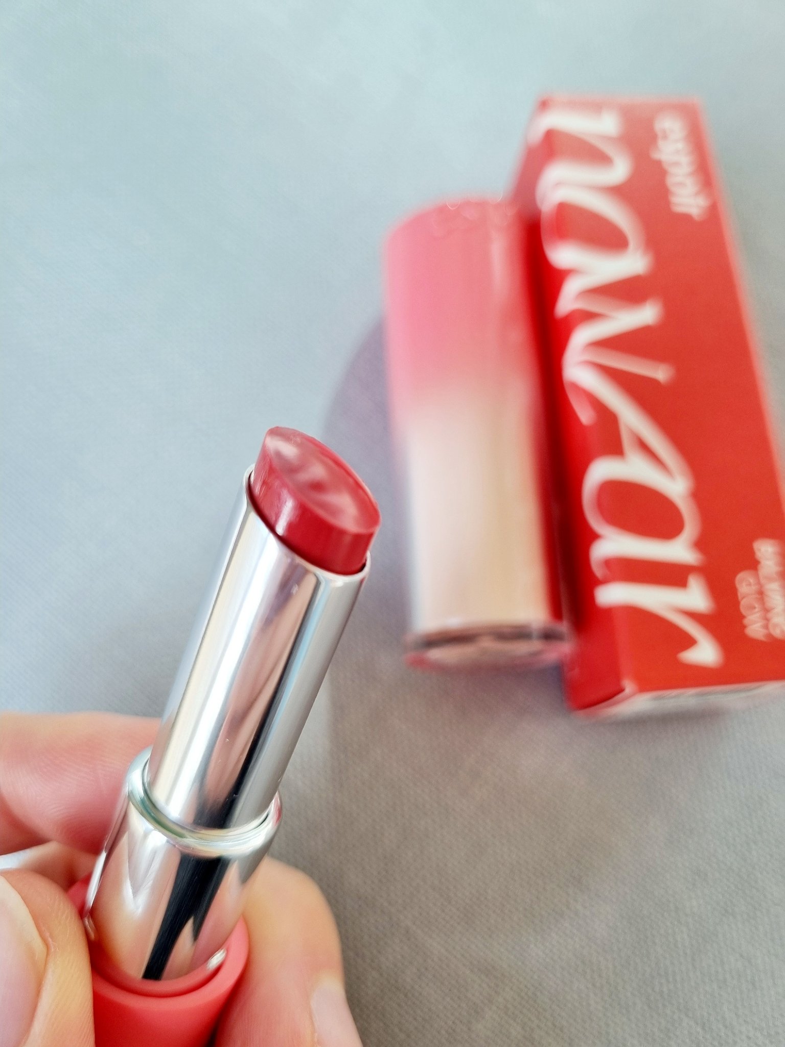 ノーウェアリップスティック バーミンググロー/espoir/口紅を使ったクチコミ（2枚目）