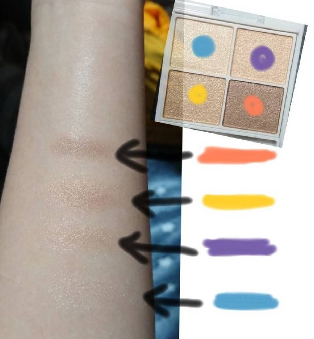 シルキースフレアイズ/キャンメイク/アイシャドウパレットを使ったクチコミ（1枚目）