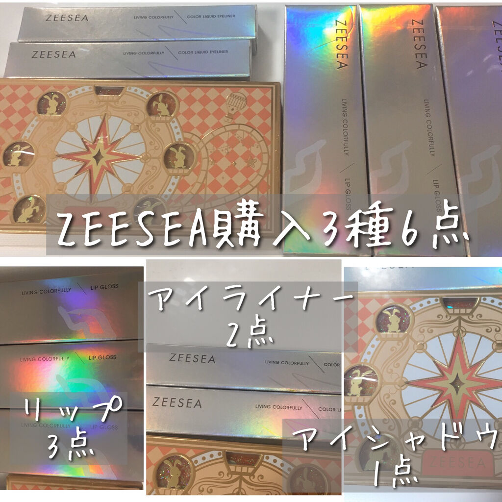 カラーリキッドアイライナー/ZEESEA/リキッドアイライナーを使ったクチコミ（2枚目）