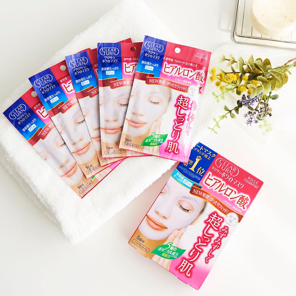 ホワイト マスク(ヒアルロン酸)/クリアターン/シートマスク・パックを使ったクチコミ(1枚目)