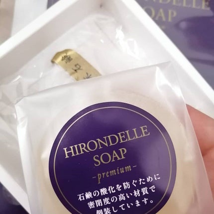 SOAP Premium/HIRONDELLE/洗顔石鹸を使ったクチコミ(2枚目)