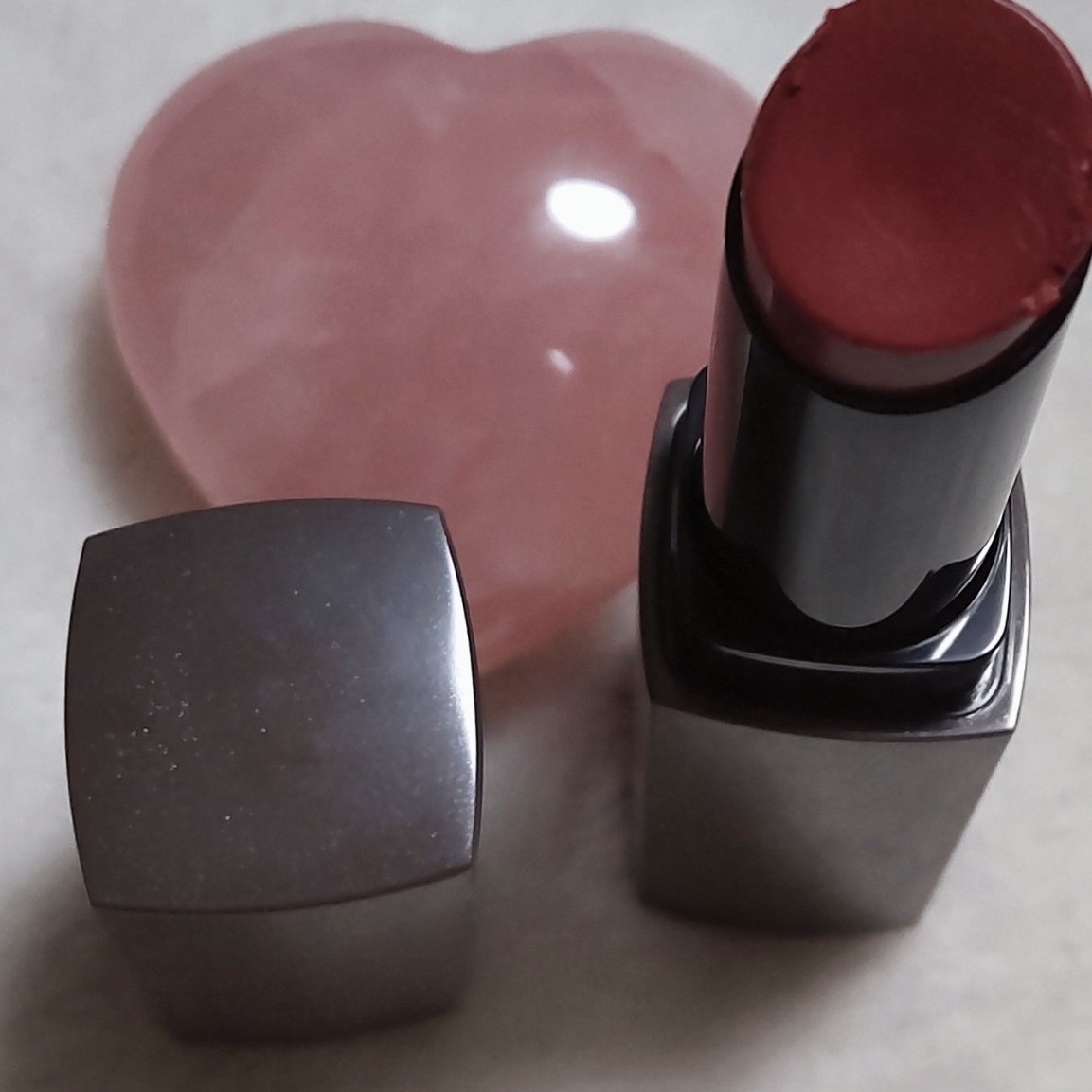 リップカラーシールド 07 スイートローズ/CEZANNE/口紅を使ったクチコミ（3枚目）