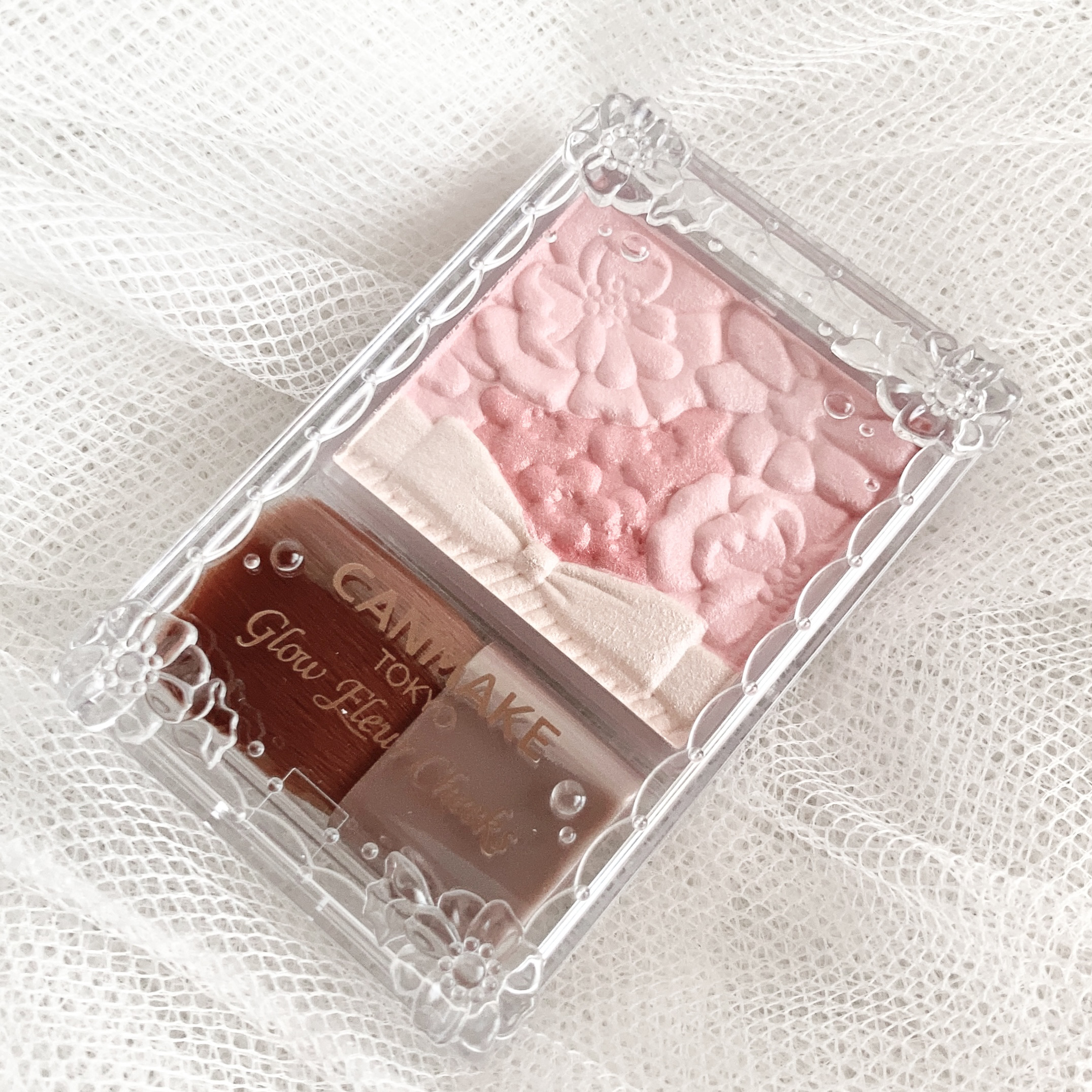 グロウフルールチークス/キャンメイク/パウダーチークを使ったクチコミ（2枚目）