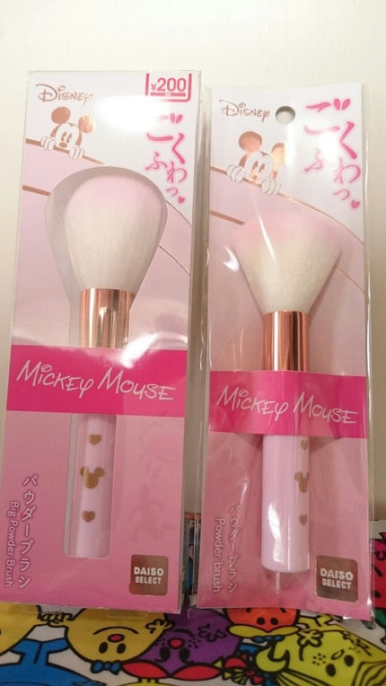 ごくふわっ ミッキーブラシ/DAISO/メイクブラシを使ったクチコミ(2枚目)