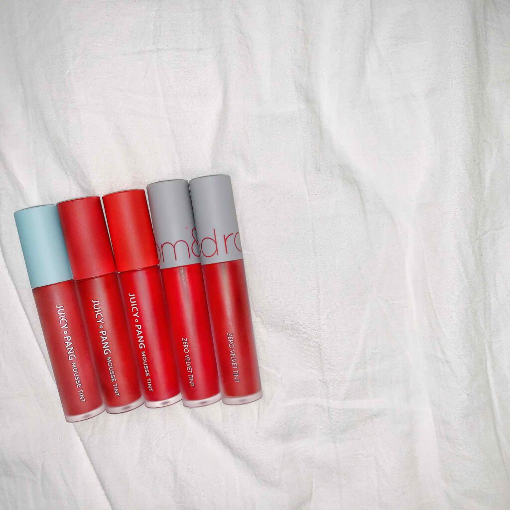 ゼロベルベットティント/rom&nd/リップティントを使ったクチコミ（2枚目）