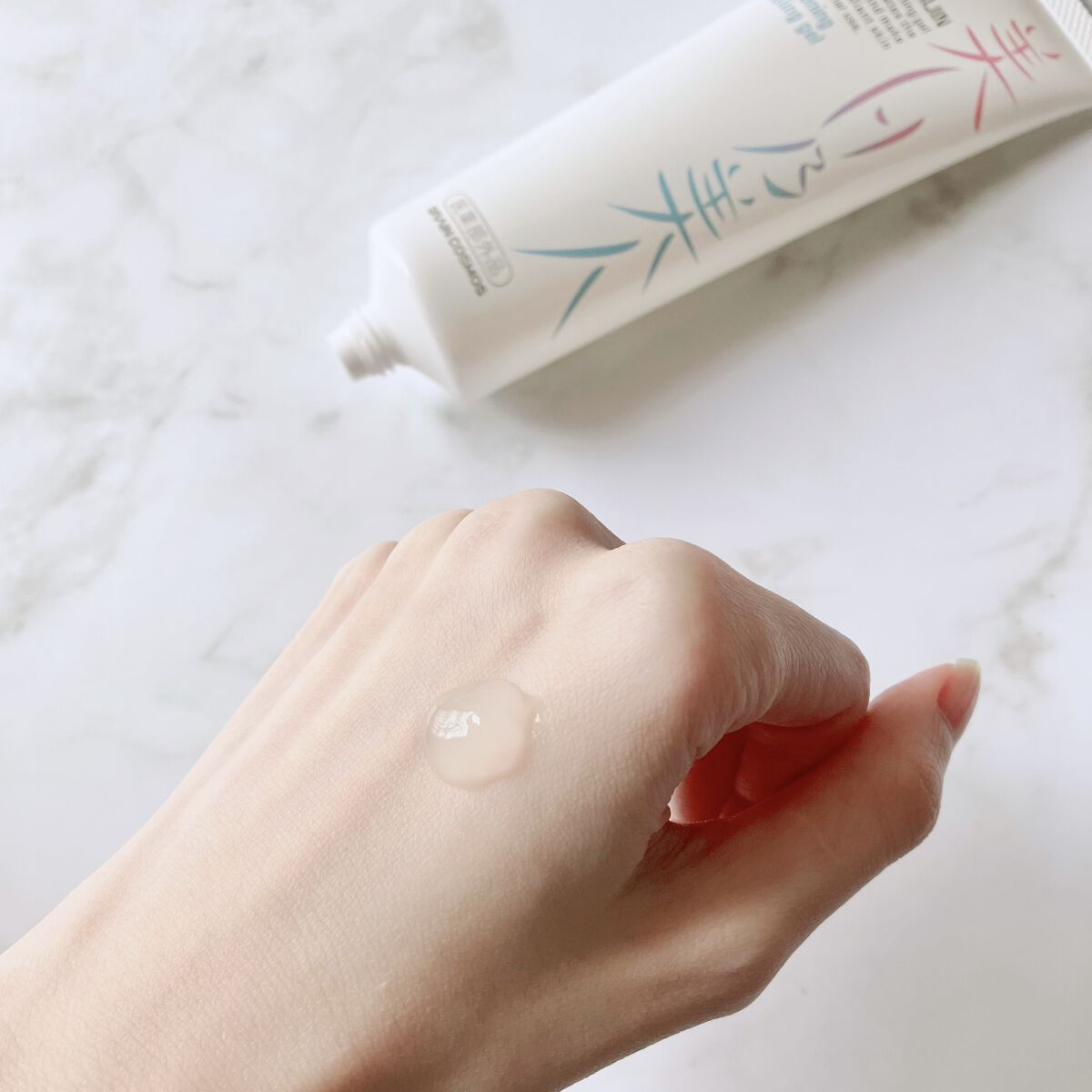 美白乃美人ピーリングジェル/ブレーンコスモス/ピーリングを使ったクチコミ（2枚目）