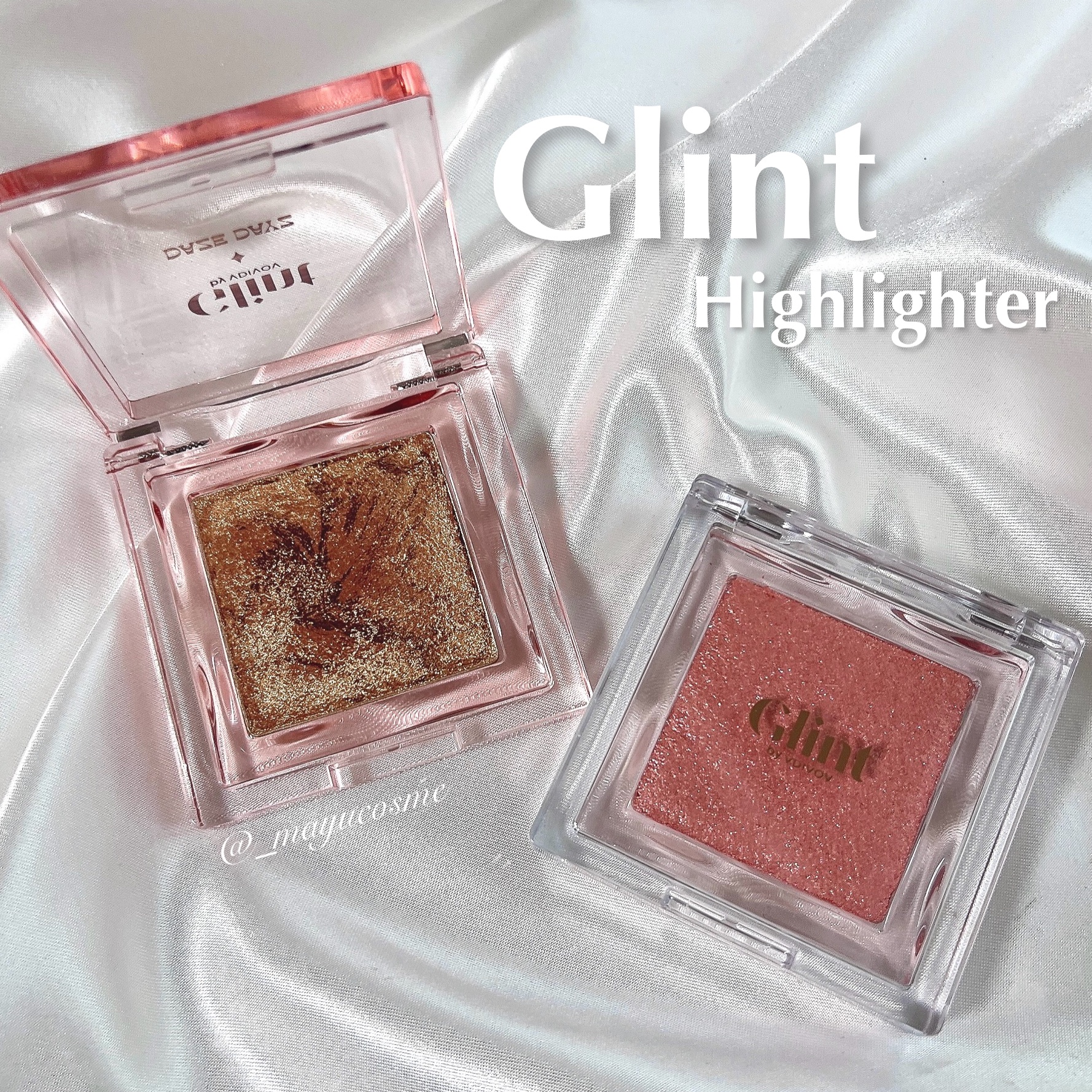 ビディボブ ハイライター 03 クロームベビー/Glint/パウダーハイライトを使ったクチコミ（1枚目）