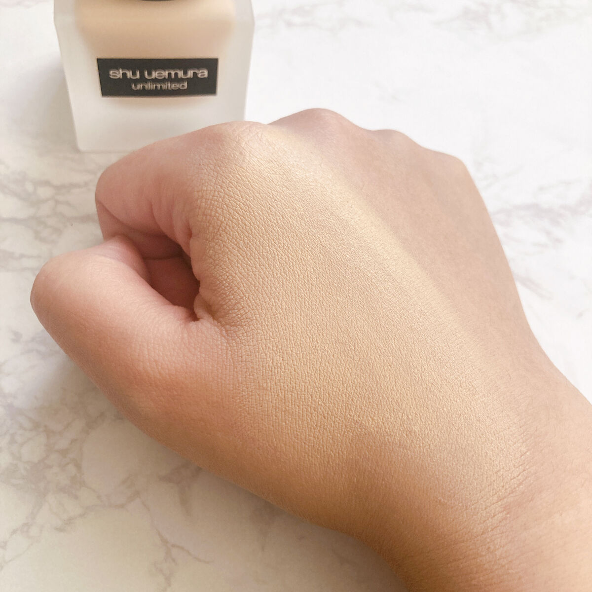 （旧）アンリミテッド ラスティング フルイド/shu uemura/リキッドファンデーションを使ったクチコミ（3枚目）