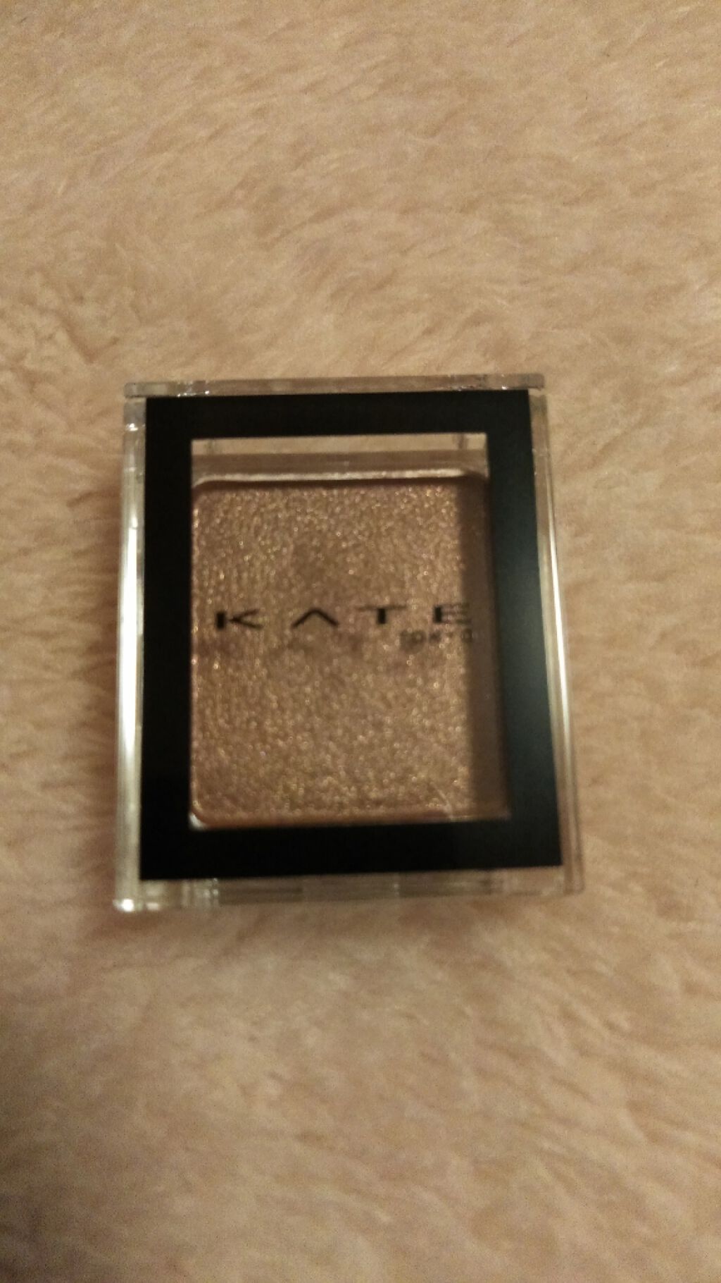 ケイト ザ アイカラー 027 アプリコットブラウン/KATE/単色アイシャドウを使ったクチコミ（1枚目）