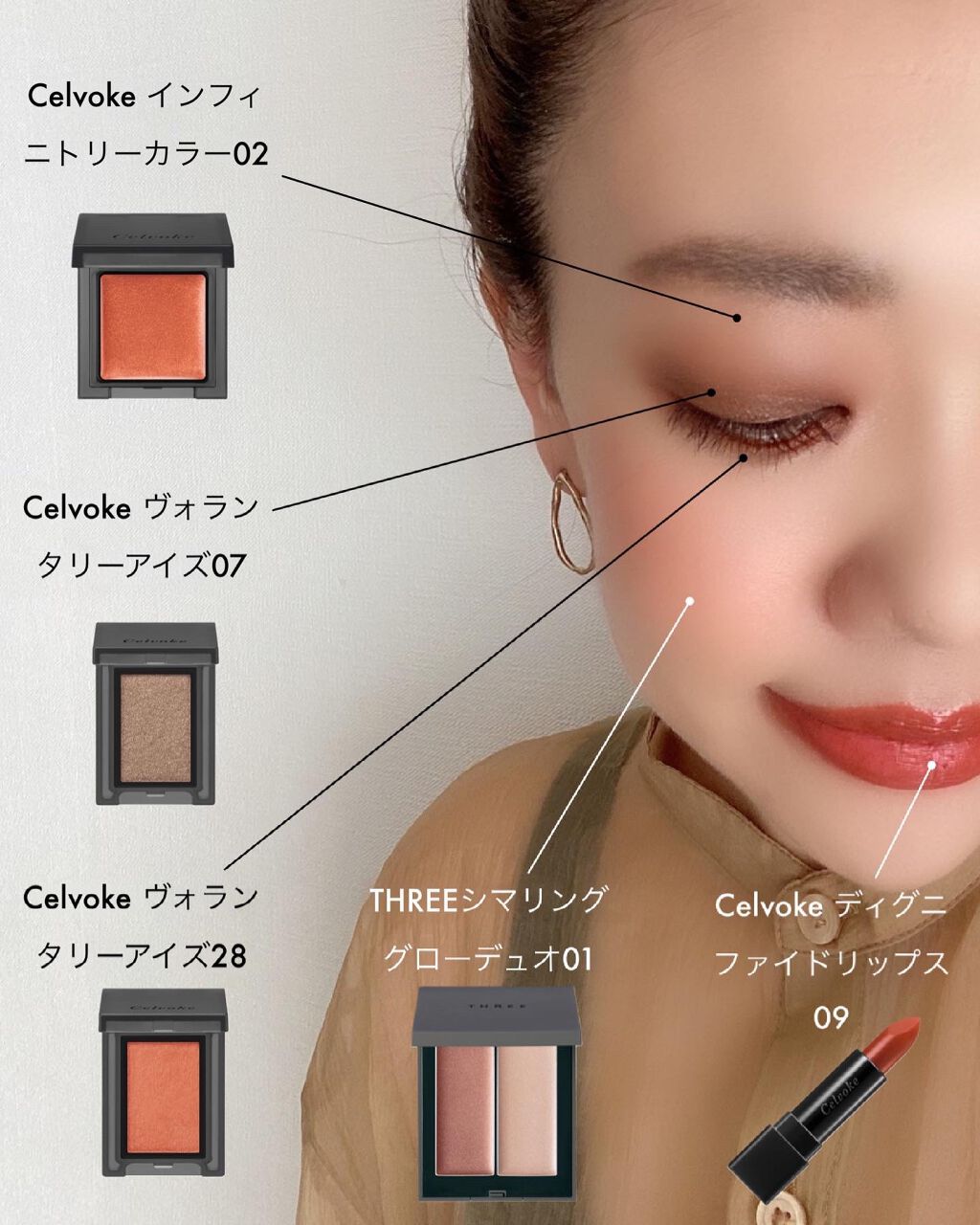 THREE シマリング グロー デュオ/THREE/クリームハイライトを使ったクチコミ(1枚目)